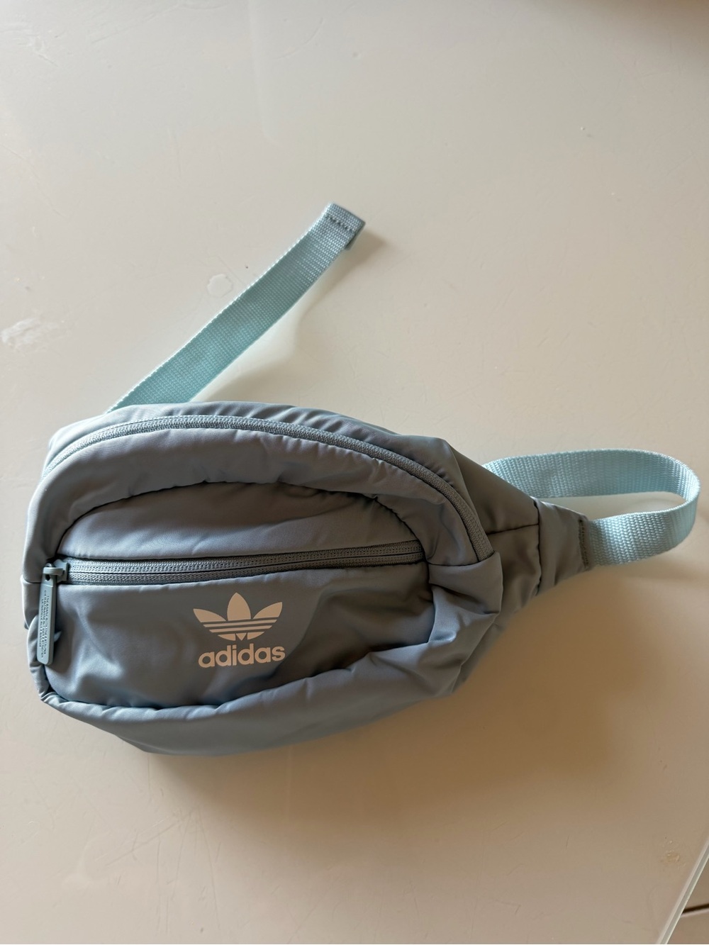 adidas Originals Pale Blue Trefoil Waist Bag